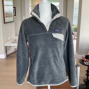 PATAGONIA Pullover, Gray & Cream